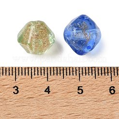 Handmade Gold Sand Lampwork Beads&nbsp;LAMP-F047-05