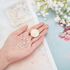 140Pcs 7 Colors Epoxy Resin Cabochons&nbsp;RESI-SC0001-93