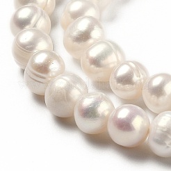 Natural Cultured Freshwater Pearl Beads Strands&nbsp;PEAR-L033-05C