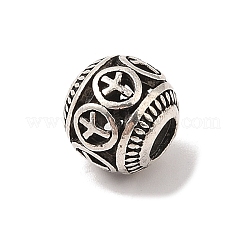 Tibetan Style Alloy European Beads&nbsp;TIBE-Q090-04AS