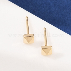 Brass Stud Earrings for Women&nbsp;EJEW-G441-02G