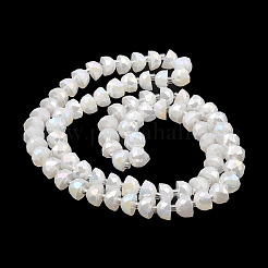 AB Color Plate Glass Beads Strands&nbsp;EGLA-P051-02A-A02