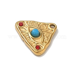 304 Stainless Steel Rhinestone Pendants&nbsp;SA-CBACF51-07G