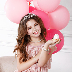 Alloy Rhinestone Hair Bands for Girls&nbsp;OHAR-WH0001-25