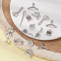 50Pcs 10 Style Tibetan Style Zinc Alloy Pendants&nbsp;FIND-CJ0001-18