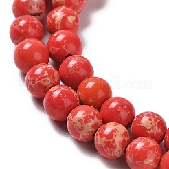 Synthetic Imperial Jasper Beads Strands&nbsp;G-I199-35-6mm-D