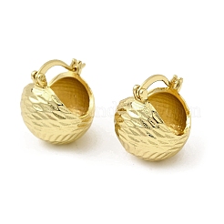 Brass Round Hoop Earrings&nbsp;EJEW-L261-027G
