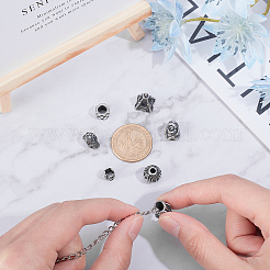 Retro 316L Surgical Stainless European Beads&nbsp;STAS-UN0019-41AS