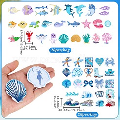 Ocean Polyester Thread Computerized Embroidery Iron On/Sew On Patches&nbsp;PATC-PH0001-66