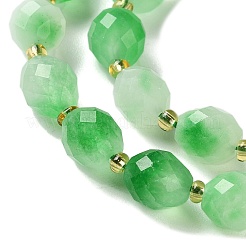 Natural Dyed White Jade Beads Strands&nbsp;G-N342-149A-01