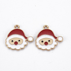 Alloy Enamel Pendants&nbsp;X-ENAM-S126-045-NR