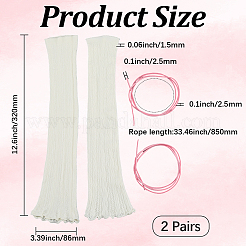 Polyester Bowknot Lace Socks&nbsp;AJEW-WH20080-19A