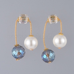 Pendant Necklaces and Ear Studs Jewelry Sets&nbsp;SJEW-JS01064-01