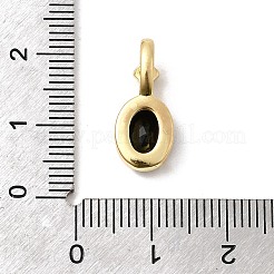 Brass Micro Pave Cubic Zirconia Pendants&nbsp;KK-D009-03G