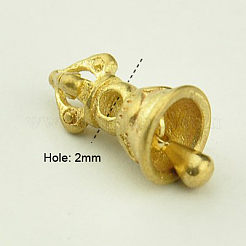 Brass Buddhist Bell Beads&nbsp;KK-K057-G