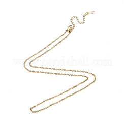 304 Stainless Steel Cable Chains Necklace for Men Women&nbsp;NJEW-N050-A04-G20