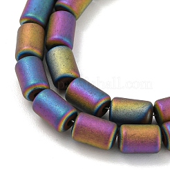 Electroplated Synthetic Non-magnetic Hematite Beads Strands&nbsp;G-Z032-I02-10D