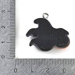 Halloween Theme Resin Pendants&nbsp;RESI-M046-01K-01