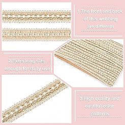Polyester Braided Lace Trims&nbsp;OCOR-WH0070-21A