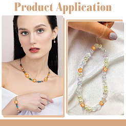 1000Pcs Transparent Acrylic Beads&nbsp;TACR-ME0001-09B