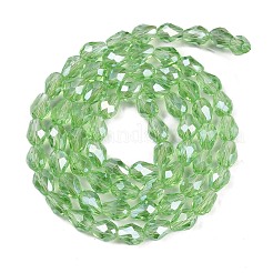 Transparent Electroplate Glass Beads Strands&nbsp;LS-EGLA-N013-T4mm-B13