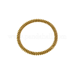 304 Stainless Steel Twisted Chains Bracelets&nbsp;BJEW-OY001-05G