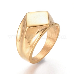 304 Stainless Steel Wide Band Rings&nbsp;RJEW-D073-30-G