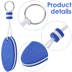 10Pcs Iron Plastic Keychains&nbsp;KEYC-GF0001-27B