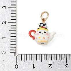 Baking Paint Alloy Pendants&nbsp;AL-CBAE186-03G