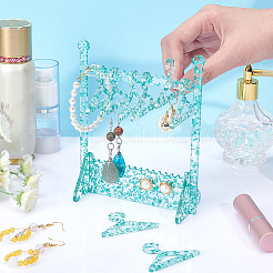 Transparent Acrylic Earring Display Stands&nbsp;EDIS-PH0001-27B