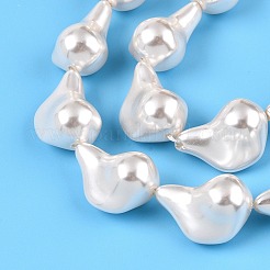Transparent Spray Painted Glass Beads Strands&nbsp;GLAA-N001-38