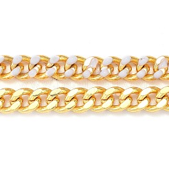 Two Tone Handmade Brass Curb Chains&nbsp;CHC-I035-01G-08