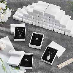 Cardboard Paper Jewelry Storage Boxes with Sponge Inside&nbsp;CON-WH0112-013