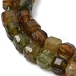 Natural Green Tourmaline Beads Strands&nbsp;G-G294-B02-3x3mm