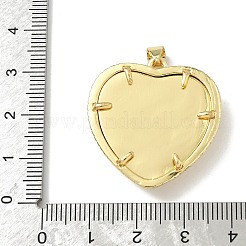 Brass Resin Pendants&nbsp;KK-H079-02B-G02