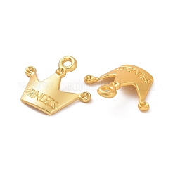 Rack Plating Alloy Pendant Rhinestone Settings&nbsp;FIND-H034-01G