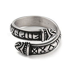 304 Stainless Steel Open Rings&nbsp;RJEW-B055-11AS