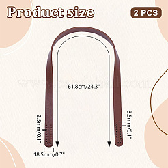 Imitation Leather Bag Handles&nbsp;FIND-WH0043-05B