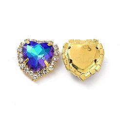 Heart Sew on Rhinestone&nbsp;DIY-E062-03G-02