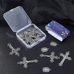 20Pcs 2 Styles Alloy Tibetan Style Pendants & Chandelier Component Links Kits&nbsp;FIND-SC0022-96