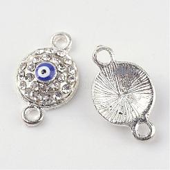Alloy Rhinestone Links connectors&nbsp;ALRI-Q065-35S