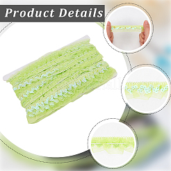 Chinlon Pleated Lace Trim&nbsp;OCOR-WH20012-21H