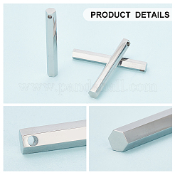 12Pcs Stainless Steel Pendants&nbsp;STAS-BC0003-70