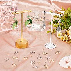 60Pcs 2 Color 304 Stainless Steel Leverback Earring Findings&nbsp;DIY-CN0002-52