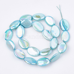 AB Color Natural Freshwater Shell Beads Strands&nbsp;X-SHEL-S274-39C