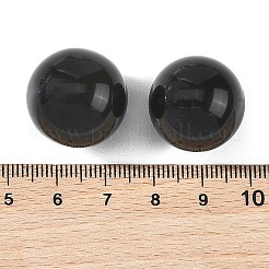 Natural Obsidian Sphere Beads&nbsp;GG-D003-A15
