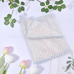 1M Polyester & PVC Sequined Mesh Fabric&nbsp;DIY-CY0003-54C