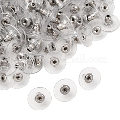 304 Stainless Steel Bullet Clutch Earring Backs&nbsp;STAS-Q189-02