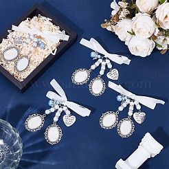 DIY Flower Alloy Pendants Kits&nbsp;PALLOY-HY00072