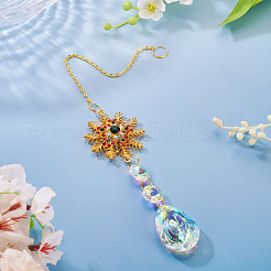 1Pc Alloy Wind Chime Ornament&nbsp;HJEW-TADJ0001-07C
